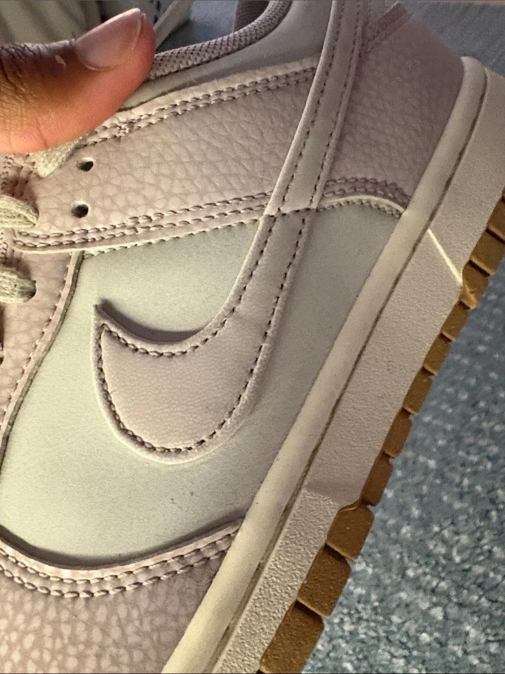 Nike Women’s Low-Top Sneakers in Light Pink and Cream